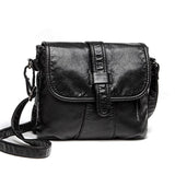 Vvsha Soft leather Women Messenger bag casual women's shoulder Crossbody bag female handbag Black bolsa feminina girl bag