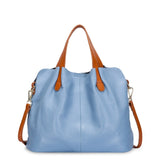 Vvsha Leather Women's Bag Fashion Commute Handbags Solid Color Tote Messenger Luxury Designer Shoulder Cossbody Bags Female
