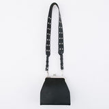 Women's Shoulder bag small Korean style Rivet wide strap Crossbody Bags for Female Crocodile Clip Messenger Bag Phone Purse bao