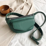 с доставкой Casual Waist Bags For Women 2021pu Leather Bag Travel Small Chest Bag Women Fanny Pack Belt Purses Female