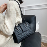 Winter Large Shoulder Bag Women Travel Bags Leather Pu Quailty Bag Female Luxury Handbags Women Bags Designer Sac A Main Femme