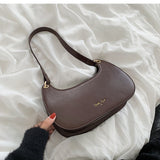 Christmas Gift Autumn/Winter Textured Bags 2021 New Women's Bags Fashion Hot-selling Shoulder Bags Underarm Bags Premium Handbags Crescent Bags
