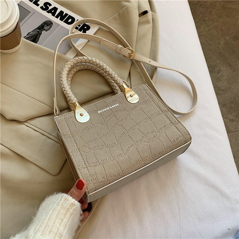 Ladies Small Handbags Fashion Shoulder Bags Pure Color PU Messenger Bags Daily Travel Women's Bags Casual Ladies Bags Purses