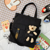 Christmas Gift Kawaii Cartoon Tote Bag Canvas Handbag Shopping Bag Super Cool Handbags Shoulder Bags for Girl Book Bags Bolsa Feminina Mochila