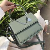 Christmas Gift Elegant Female Square Tote bag 2021 Fashion New High quality PU Leather Women's Designer Handbag Travel Shoulder Messenger Bag