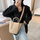 Christmas Gift FANTASY Hot Sale Autumn New PU Lychee-Pattern Handbags For Women 4 Colors Vintage Messenger Shoulder Bag Lady Luxury Bucket Bags