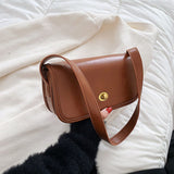 Christmas Gift Autumn/winter Texture Bag 2021 New Female Bag Niche Shoulder Bag Underarm Bag High Fashion Square Bag Handbag