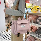 Japan Style 2021 Women Shoulder Messenger Bag Cute Waterproof Nylon Fashion Crossbody Bag Handbags Large Capacity Travel Purse