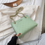Christmas Gift Small Chain PU Leather Crossbody Bags For Women 2021 Shoulder Handbags Female Travel Fashion Cross Body Bag Hand Bag