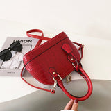 Crocodile pattern Tote Shell bag 2020 Fashion New Quality PU Leather Women's Designer Handbag Vintage Shoulder Messenger Bag