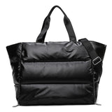 Christmas Gift Winter Large Capacity Shoulder Bag for Women Waterproof Nylon Bags Space Padded Cotton Feather Down Big Tote Female Handbag 2021