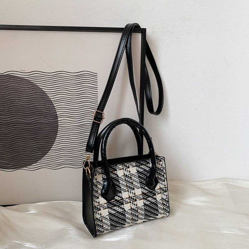 Square Handbags For Women High Quality Pu Leather Shoulder Bag Designer Simple Style Female Crossbody Bag 2021 Fashion Purses