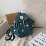 Christmas Gift DORANMI Dumpling Backpack Women's Schoolbag 2020 Luxury Brand Designed Female Rucksack Flower Embroidery Back Bags Mochila BG981