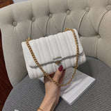 Summer Solid Color Fashion Crossbody Bags for Women 2021 Travel Shoulder Bags Woven Small PU Leather Messenger Bags Sac Epaulev
