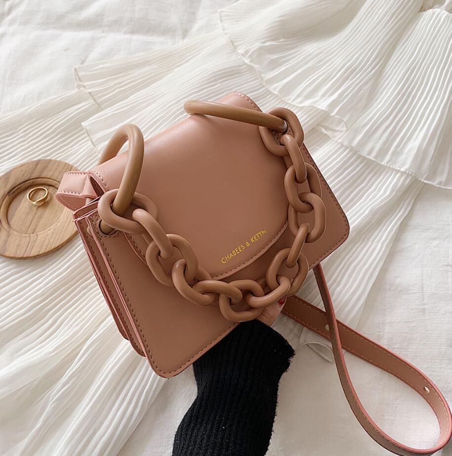 Vvsha Elegant Female Chain Tote bag 2022 Fashion New High quality Leather Women's Designer Handbag Solid color Shoulder Messenger Bag