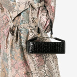 Luxury Brand Crocodile Small Handbags For Women Chic Design Box Party Phone Tote Purse High Quality Shoulder Crossbody Bag 2021