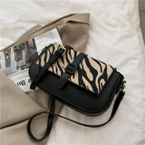 FANTASY 2020 Winter New Suede Zebra Pattern Messenger Shoulder Bags For Women Fashion Design Luxury Handbags Female Good Quality