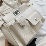 Luxury 2021 Autumn New Special Design PU Handbags For Women Multiple Pockets Motorcycle-Bag Lady Fashion Shoulder Crossbody Bag