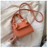Pattern Leather Crossbody Bags For Women 2021 Fashion Small Solid Colors Shoulder Bag Female Handbags And Purses With Handle New