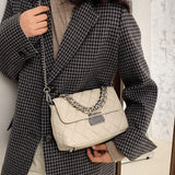 Vintage Fashion Female Tote Chain Lozenge 2020 Quality PU Leather Women Designer Handbag High capacity Shoulder Messenger Bag
