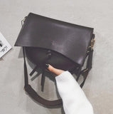 Back to College European Retro Fashion Tote bag 2019 New Quality Soft PU Leather Women's Designer Luxury Handbag Casual Shoulder Messenger bag