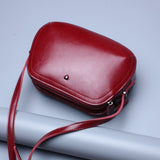 Christmas Gift 2018 Vintage Messenger Genuine Leather Bag Small Shoulder Crossbody Bags For Women Female Designer Handbags High Quality Flap