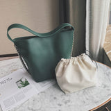 Brand design women shoulder bag Large capacity Chain bucket Handbags Quality PU leather Women's Totes Shopping Bag bolsa feminin