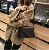 Vvsha New Fashion Casual Square bag New High quality PU Leather Women's Designer Handbag Simple Shoulder Messenger Bags 1126