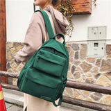 Back to College DCIMOR New Waterproof Nylon Backpack for Women Multi Pocket Travel Backpacks Female School Bag for Teenage Girls Book Mochilas