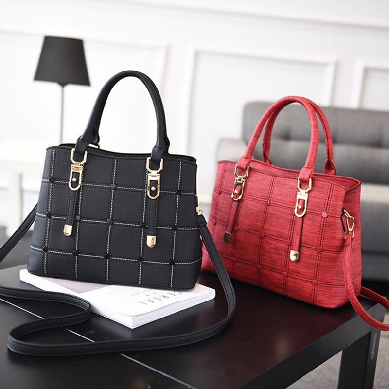 Luxury Handbags Women Bags Designer PU Leather Casual Tote Bag Ladies Hand Bags Women Shoulder Messenger Bag Sac A Main Femme