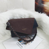 Back to College Luxury Handbag Retro Fashion Tote Square Bag 2019 New Quality PU Leather Women's Designer Handbag Scrub Shoulder Messenger Bag