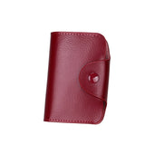 Genuine Leather Men Business Card Holder Wallet 15 Bits Card Case Bank Credit Card Case ID Holders Women Cardholder Porte Carte