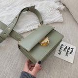 Christmas Gift Candy Color Small Square Bag For Women 2020 New High Quality PU Leather Ladies Designer Handbags Female Shoulder Simple Bags
