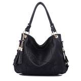 Vvsha Luxury Handbags Women Bags Designer Handbags Leather Tassel High Quality Ladies Crossbody Hand Tote Bag For Women 2022 Black Bag