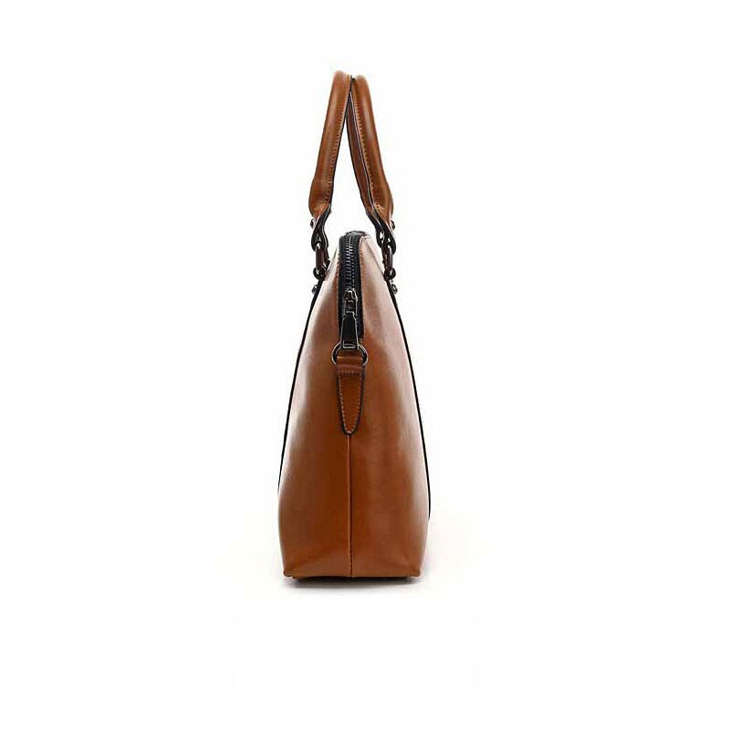 Genuine Leather Business Luxury Handbags Women Bags Designer Top-handle Ladies Handbag Fashion Laptop Briefcase Bag