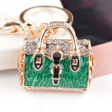 Christmas Gift Lovely Lady Women Handbag Keychain Golden Bag Pattern Fashion Charming Purse KeyRing Pendant Jewel Gift