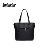 Amberler High Quality PU Leather Women Handbags 6 Pieces Set Printed Shoulder Bag Ladies Crossbody Bags Large Capacity Tote Bags