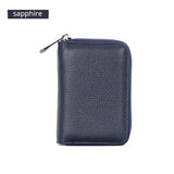Genuine Leather Women Business Card Holder Wallet Bank Credit Card Case ID Holders Rfid Wallet Ladies Coin Purse Small Wallet