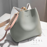 Bag Women Handbag Leather Handbag Fashion High Capacity Casual Bucket Shoulder designer Female Bag Crossbody bags for women 2019