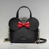 Vvsha Limited sale Fashion new Handbags High quality PU leather Women bag Big Ear Shell Sweet bow Chain Shoulder Female bag