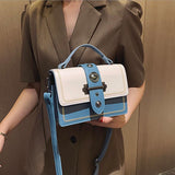Christmas Gift Elegant Female Casual Tote Bag 2021 Fashion New High Quality PU Leather Women's Designer Handbag Rivet Shoulder Messenger bag