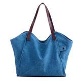 Vvsha Brand Women Canvas Bag Large Capacity Women Shoulder Bag Ladies Canvas Handbags Casual Tote Bag Bolsa Feminina Sac A Main Femme