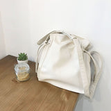 Kpop Casual Crossbody Bags for Women messenger bag Soft PU Leather Female Bucket Shoulder Bag Large Capacity Handbag Bolsa Totes