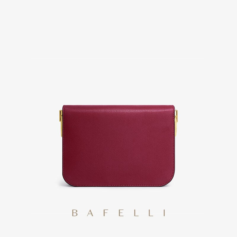 BAFELLI 2021 luxury women's shoulder bag designer's fashion brand female boxy purse saddle casual lady england style