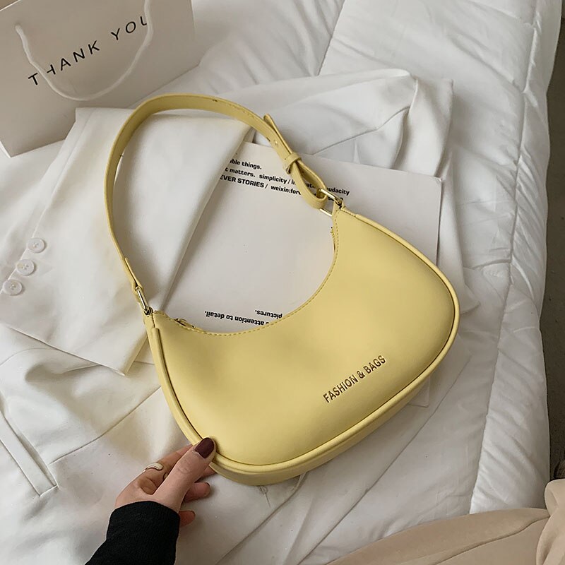 Christmas Gift с доставкой Simple solid color Small PU Leather Saddle Crossbody Bags 2021 Summer Luxury Brand Chain Shoulder Handbags Purses