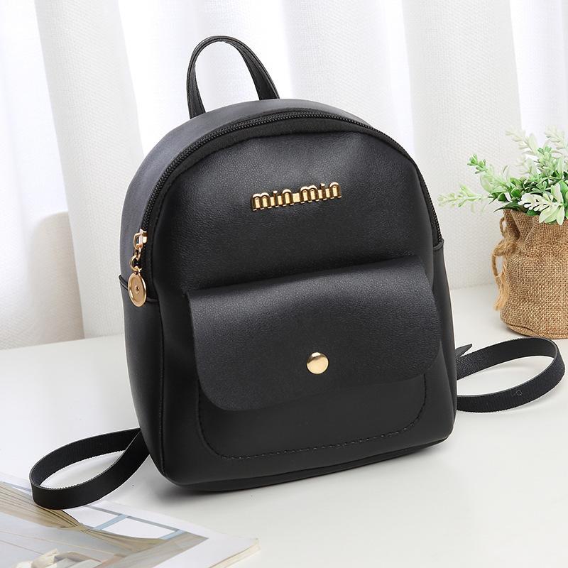 Back to College wholesale Women's backpack kawaii Small Backpack Letter Purse Mobile Phone Simple Ladies Travel Bag Student  Backpacks Girl