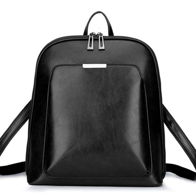 Christmas Gift 2021 New Fashion Women Backpack High Quality Leather Backpacks School Bags for Teenage Girls Shoulder Bags Bagpack Mochila
