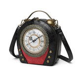 Luxury Pu Leather Handbags Women Small Shoulder Bags Fashion Designer Ladies Real Clock Crossbody Bags for Women Messenger Bag