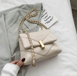 Christmas Gift Elegant Female Large Tote bag 2021 Fashion New High quality PU Leather Women's Designer Handbag Chain Shoulder Messenger Bag