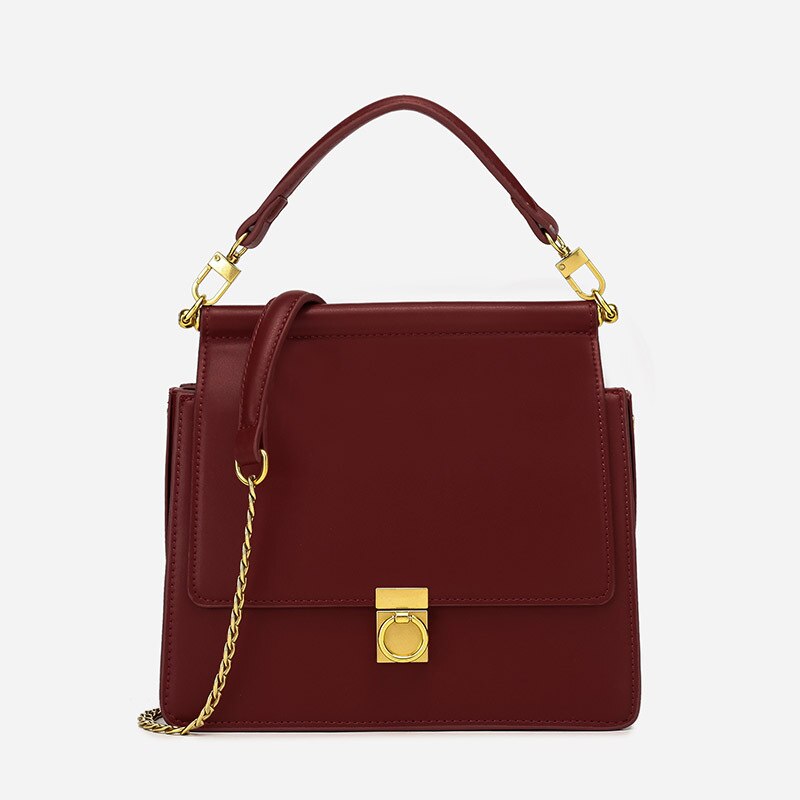 Christmas Gift Fashion Women Handbags Design Chain Shoulder Bags Luxury Pu Leather Crossbody Messenger Bag Chic Lock Small Flap Lady Purse 2021